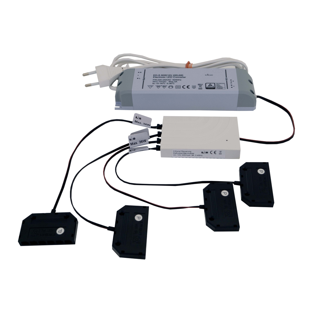L&S Emotion LED startset 4-kanaals