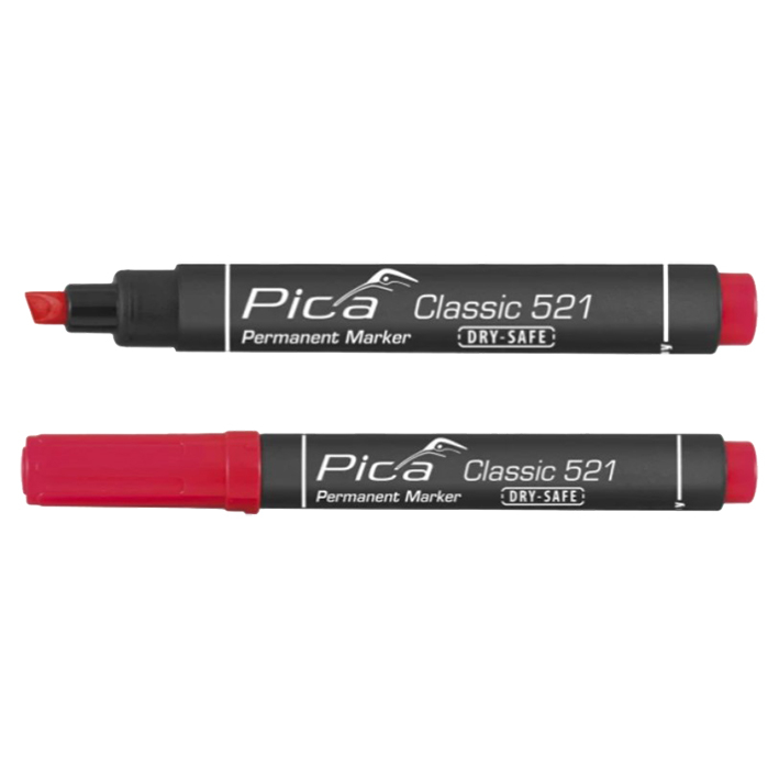 PICA Classic 521/40 Permanent Marker, Rood