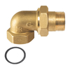 COMISA Knie, 3/4  bi.dr. x 3/4  bu.dr. +o-ring