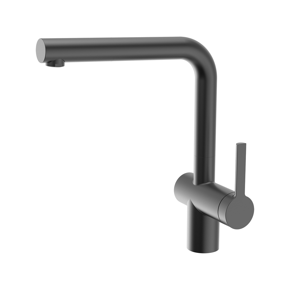 CARESSI Gun Metal Line Eenhendel keukenmengkraan