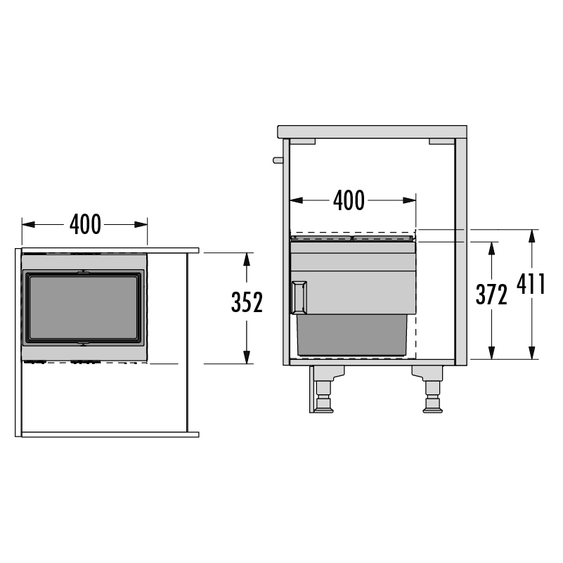 HAILO Cargo Aqua 600-28 Afvalemmer