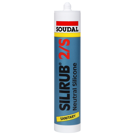 SOUDAL Silirub 2/S Kit, Siliconen, zuurvrij
