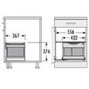 HAILO Tandem S Plus Afvalemmer
