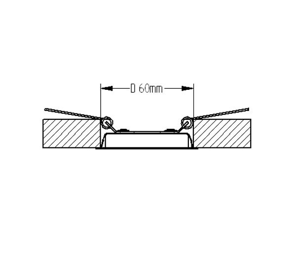 OUTLET THEBO P-LED890 plafondspot