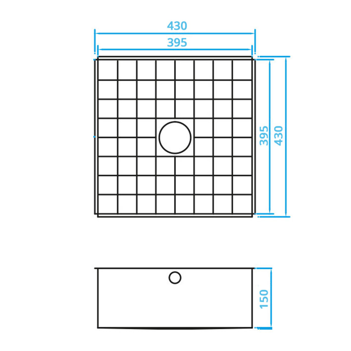 CARESSI CATO4040 Spoelbak