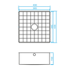 CARESSI CATO4040 Spoelbak