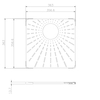 CARESSI CABRSR40CO Bodemrooster Small Rim R20-serie
