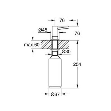 GROHE Cosmopolitan zeeppomp