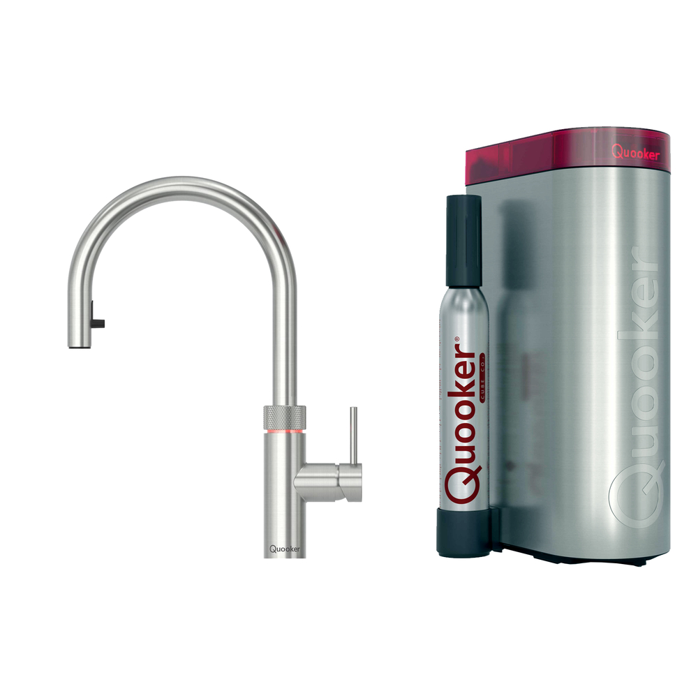 QUOOKER Combi Plus Flex RVS + Cube