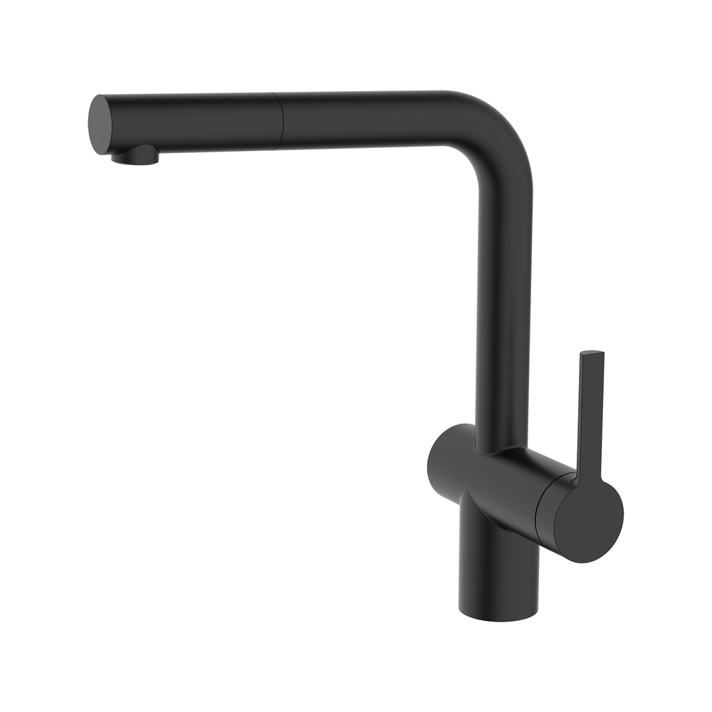 CARESSI Black Line Eenhendel keukenmengkraan