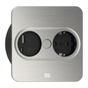 Twist-2 Vierkant, 1-voudig/RA +USB-A&C-lader