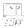 CARESSI Quartz CAQPP3415R10BK-EB Spoelbak Bak Links