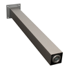 OUTLET Tafelpoot verstelbaar RVS-look