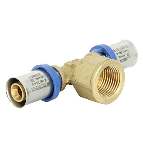 BONFIX ALU-PERS Verloop T-stuk WATER
