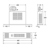 SPACE SAVER SS2E Plintverwarming