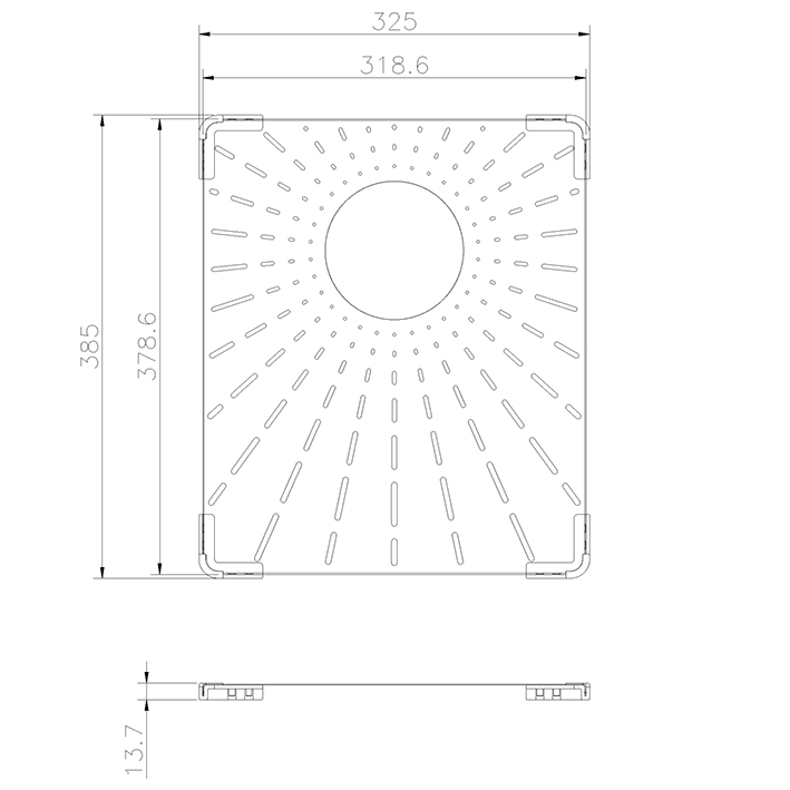 CARESSI CABR1534/3415CO Bodemrooster R-serie