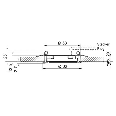 ELEKTRA LED LD8001 58 spot / 220V