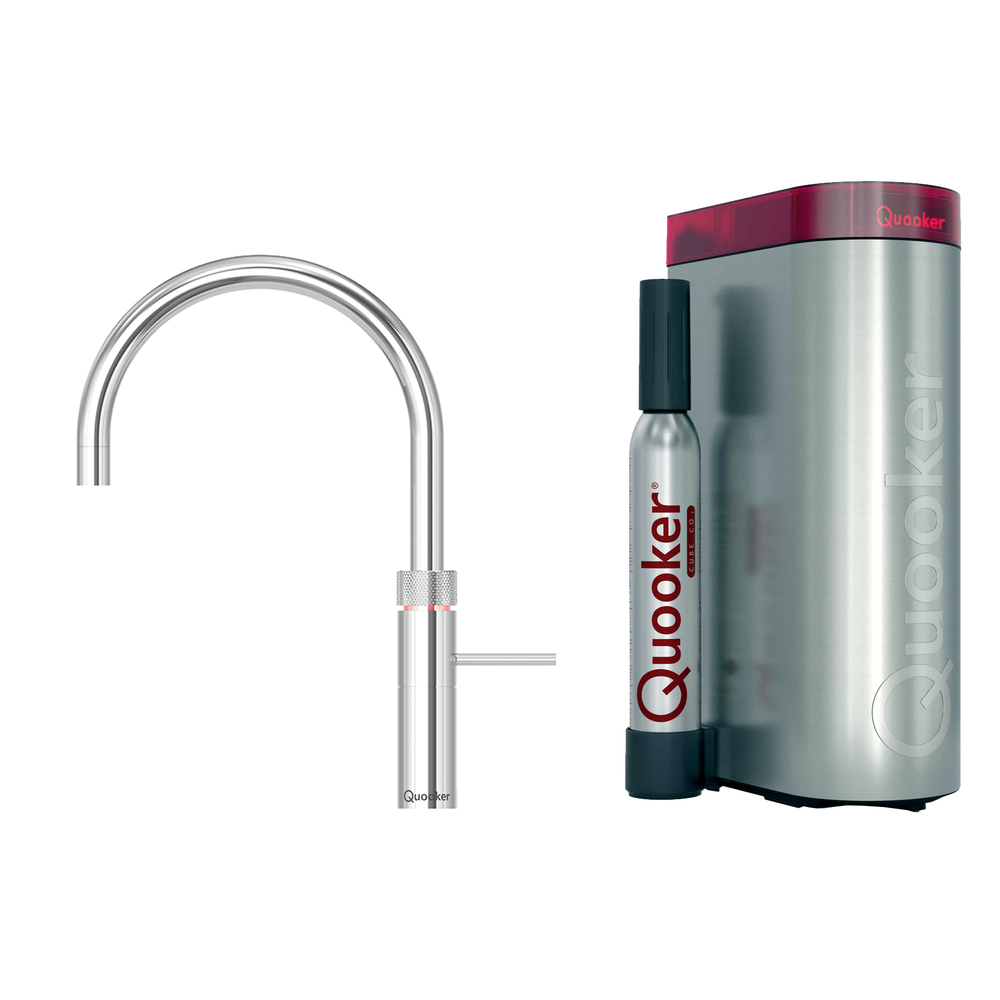 QUOOKER Combi Round Chroom + Cube