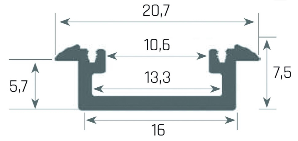 L&S Alu-Infrees profiel FF