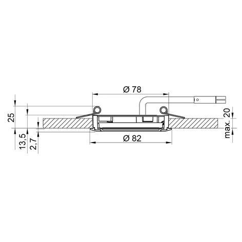 ELEKTRA LED LD8001 78 spot / 220V