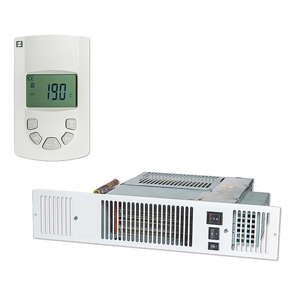 Plintverwarming KICKSPACE 500-DUO RVS