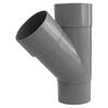 OUTLET HWA T-stuk 45 graden, 2 x lijm / 1 x verj. spie