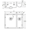 OUTLET LORREINE SP-Series spoelbak 3415SP Copper