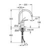 GROHE Euroeco Eenhendel keukenmengkraan